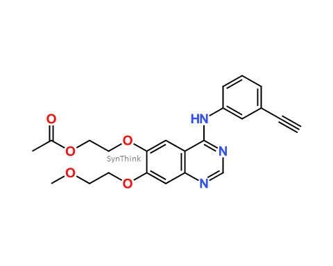 CAS No.:  - 2-[7-(2-Methoxyethoxy)-4-(3-ethynylphenylamino)quinazoline-6-yl-oxy]-ethyl acetate