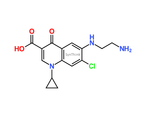 CAS No.: 528851-30-1 - Ciprofloxacin 7-Chloro-6-Desethylene Impurity