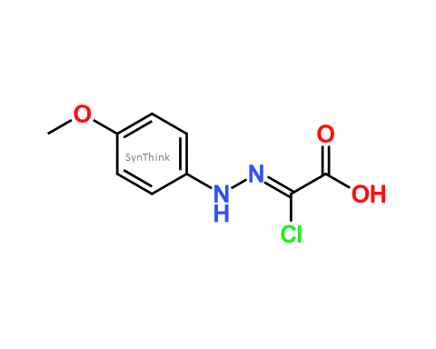 CAS No.: 40345-06-0 - 2-Chloro-2-(2-(4-methoxyphenyl)hydrazono)acetic acid