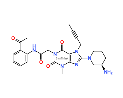 CAS No.: 2416949-69-2 - N-(2-Acetylphenyl)-2-[8-((R)-3-aminopiperidin-1-yl)-7-but-2-ynyl-3-methyl-2