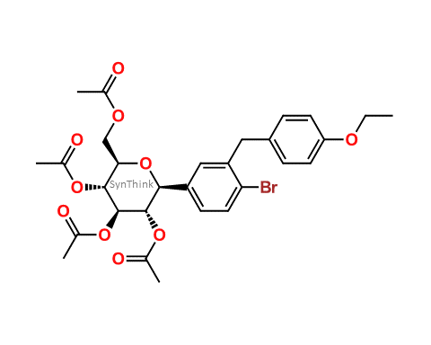 CAS No.: 1807632-96-7 - Tetraacetate Bromo Dapagliflozin
