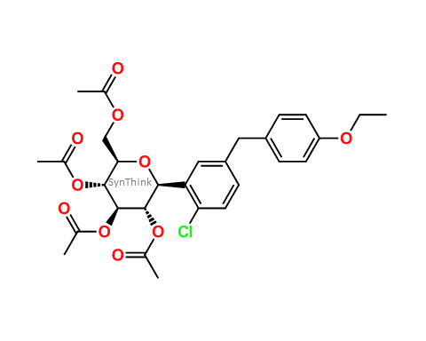 CAS No.:  - Tetraacetate o-Chloro Dapagliflozin
