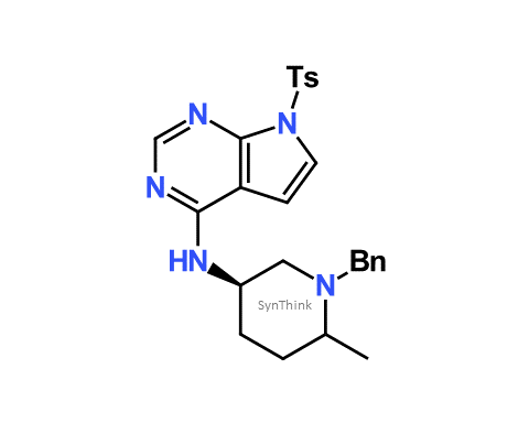 CAS No.:  - N-((3R)-1-benzyl-6-methylpiperidin-3-yl)-7-tosyl-7H-pyrrolo[2