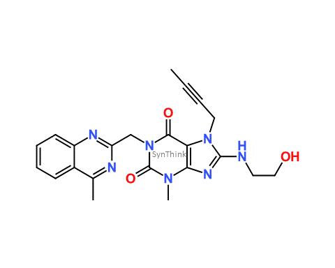 CAS No.: 2074688-84-7 - 7-(but-2-ynyl)-8-(2-hydroxyethylamino)-3-methyl-1-((4-methylquinazolin-2-yl)methyl)-1H-purine-2