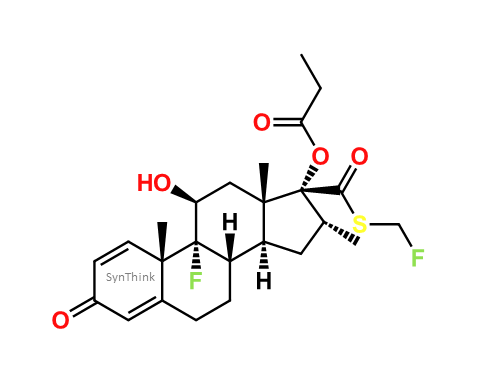 CAS No.:  - 6-Desfluoro Fluticasone Propionate Impurity