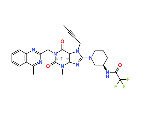 CAS No.: 1673546-62-7 - Trifluoro acetyl amino Linagliptin