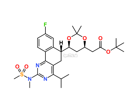 2-4R6S-6-R-8-Fluoro-4-isopropyl-2-N-methylmethylsulfonamido-56-dihydrobenzohquinazolin-6-yl-22-dimethyl-13-dioxan-4-ylaceti