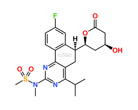 N-6S-8-Fluoro-56-dihydro-4-1-methylethyl-6-2S4S-tetrahydro-4-hydroxy-6-oxo-2H-pyran-2-ylbenzohquinazolin-2-yl-N-methylmethane