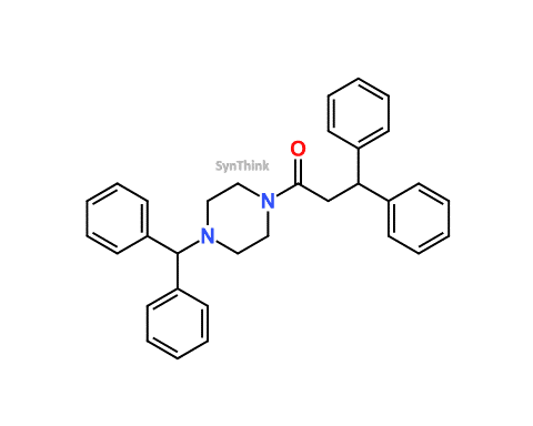1-4-Diphenylmethyl-1-piperazinyl-33-diphenyl-1-propanone