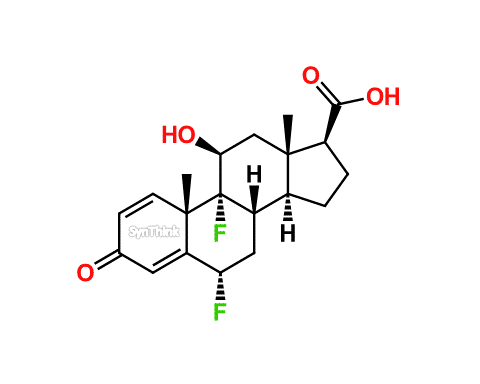 17α21-Dideoxy-6α​9α-Difluoroprednisolone