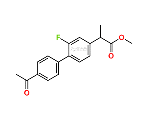 2-4-Acetyl-2-fluoro-biphenyl-4-yl-propionic-Acid-Methyl-Ester
