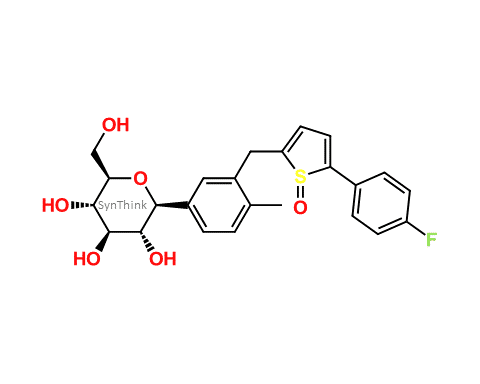 2-4-Fluorophenyl-5-2-methyl-5-2S3R4R5S6R-345-trihydroxy-6-hydroxymethyltetrahydro-2H-pyran-2-ylbenzylthiophene-1-oxide
