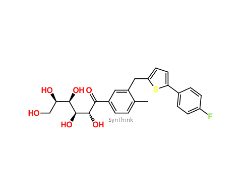 1-C-3-5-4-Fluorophenyl-2-thienylmethyl-4-methylphenyl-D-glucose