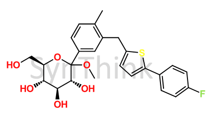 Canagliflozin-Methoxy-Impurity-CAS-No-1030825-21-8