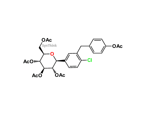 O-Pentaacetyl-O-Desethyl-Dapagliflozin-Pentaacetyl-Dapagliflozin