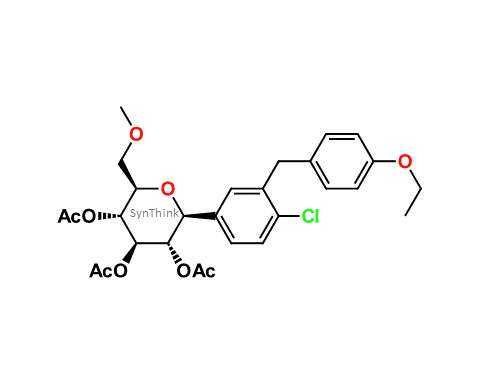 2S3S4R5R6R-2-4-chloro-3-4-ethoxybenzylphenyl-6-methoxymethyltetrahydro-2H-pyran-345-triyl-triacetate