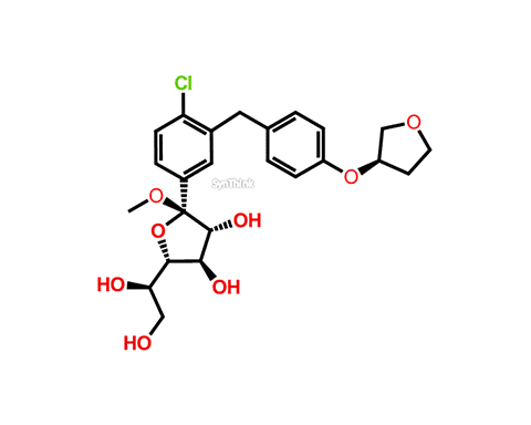 14-Anhydro-15-dihydroxy-1-methoxyempagliflozin