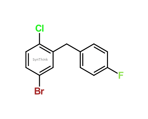 4-Bromo-1-chloro-2-4-fluorobenzylbenzene