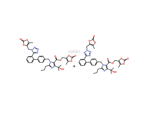 Olmesartan-Bis-medoxomil-1H-1-Medoxomil-2H-2-Medoxomil-Mixture