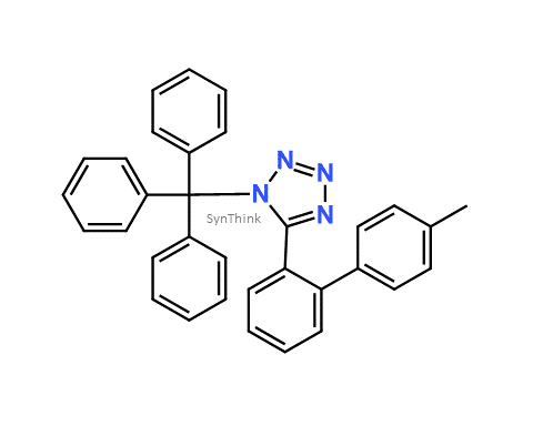 5-4-methylbiphenyl-2-yl-1-trityl-1H-tetrazole
