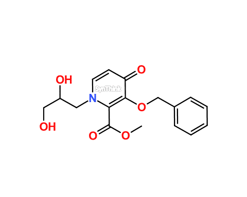 1-23-Dihydroxypropyl-4-oxo-3-phenylmethyloxy-14-dihydro-2-pyridinecarboxylic-Acid-Methyl-Ester