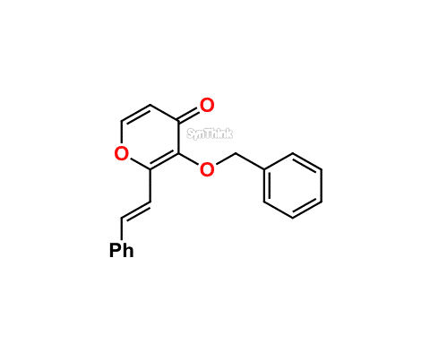2-1E-2-Phenylethenyl-3-phenylmethoxy-4H-pyran-4-one