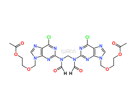 Bis-Acetyl-2-2-Formamide-16-dihydro-6-chloro-9H-purin-9ylmethoxyethyl-Ester
