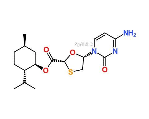 2R5S-L-Menthol-5-4-amino-2-oxo-12H-pyrimidinyl-13-oxathiolane-2-carboxylate