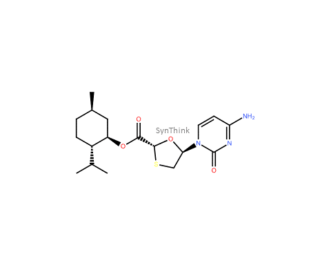 1R2S5R-2-isopropyl-5-methylcyclohexyl2R5R-5-4-amino-2-oxopyrimidin-12H-yl-13-oxathiolane-2-carboxylate
