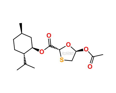 2R5R-L-Menthol-5-acetyloxy-13-oxathiolane-2-carboxylate