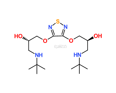2S2S-33-125-Thiadiazole-34-diylbisoxybis1-tert-butylaminopropan-2-ol