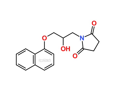 1-2-Hydroxy-3-1-naphthalenyloxypropyl-25-pyrrolidinedione