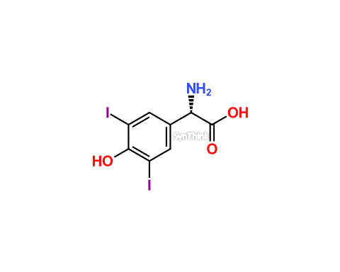 α-Amino-4-hydroxy-35-diiodo-benzeneacetic-Acid