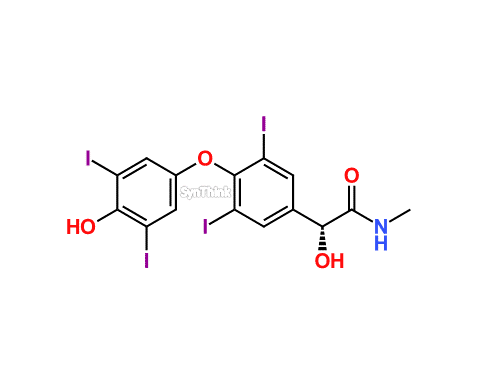 α-Hydroxy-4-4-hydroxy-35-diiodophenoxy-35-diiodo-N-methyl-benzeneacetamide