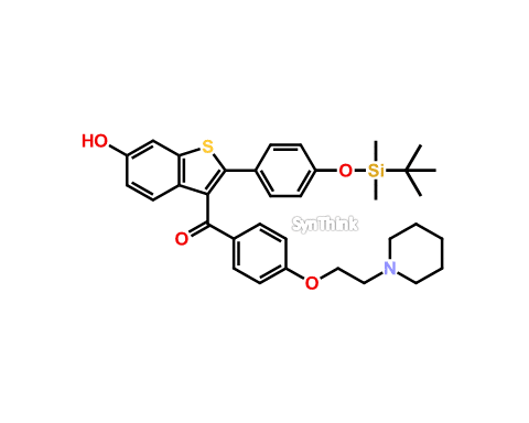4-tert-Butyldimethylsilyl-6-hydroxy-Raloxifene