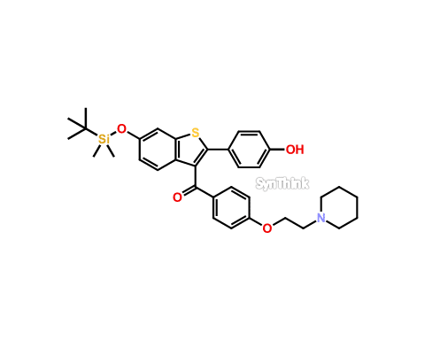 6-tert-Butyldimethylsilyl-4-hydroxy-Raloxifene