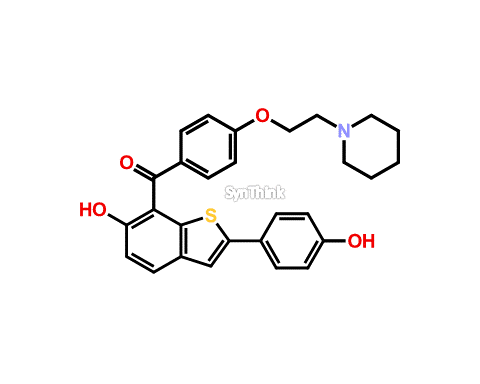 3-Des4-2-Piperidinylethoxybenzoyl-7-4-2-Piperidinylethoxybenzoyl-Raloxifene