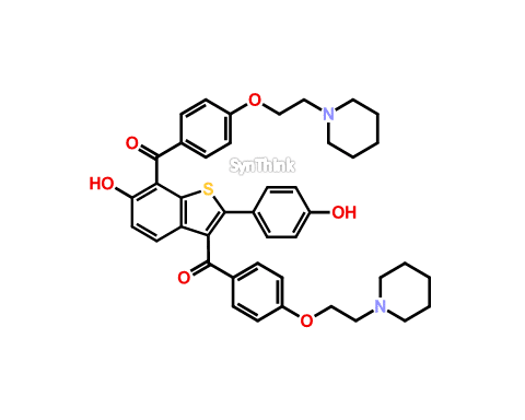 7-4-2-Piperidinylethoxybenzoyl-Raloxifene