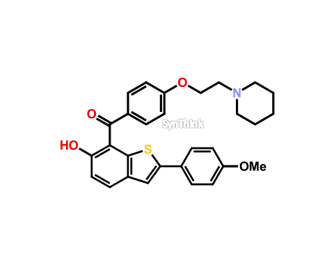6-Hydroxy-2-4-methoxyphenylbenzobthiophen-7-yl4-2-piperidin-1-ylethoxyphenylmethanone