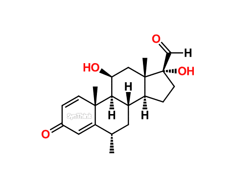 11β17α-Dihydroxy-17β-formyl-6α-methylandrosta-14-diene-3-one