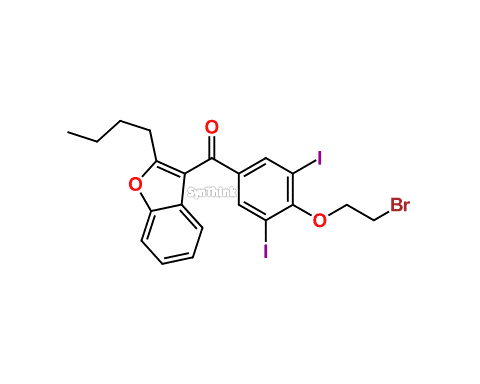 2-n-Butyl-4-2-bromoethoxy-35-diiodobenzoylbenzofuran