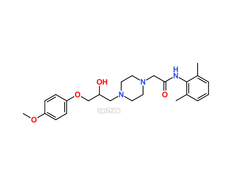 2-4-2-Hydroxy-3-p-methoxyphenoxypropyl-1-piperazinyl-1-26-xylidino-1-ethanone
