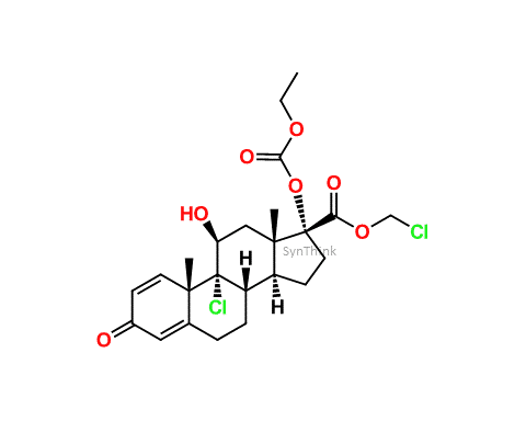 Chloromethyl-9-chloro-17α-ethoxycarbonyloxy-11β-hydroxy-3-oxoandrosta-14-diene-17β-carboxylate