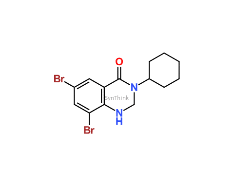 68-Dibromo-3-cyclohexyl-23-dihydroquinazolin-41H-one