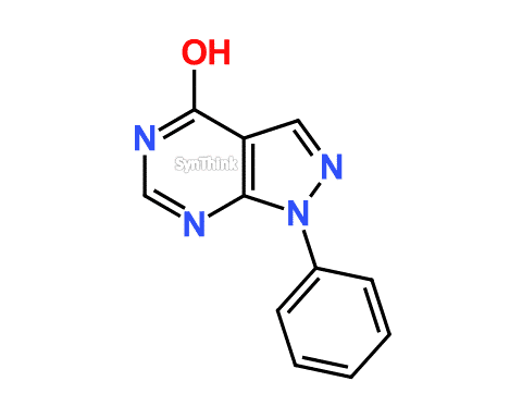 4-Hydroxy-1-phenylpyrazolo34-dpyrimidine