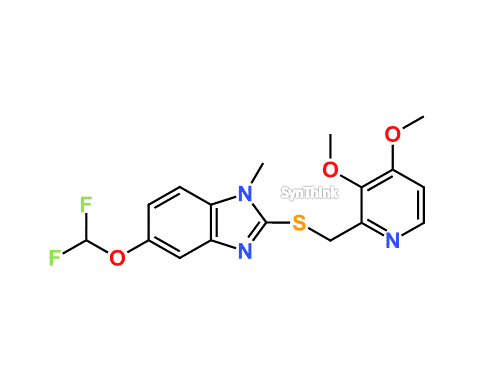 Pantoprazole-Sulfide-N-Methyl-5-Difluoromethoxy-Analog