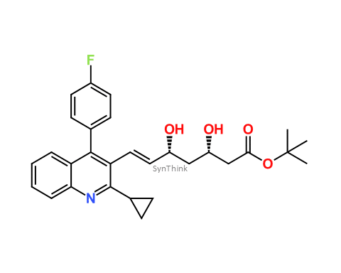 3S5RE-Tert-butyl-7-2-cyclopropyl-4-4-fluorophenylquinolin-3-yl-35-dihydroxyhept-6-enoate