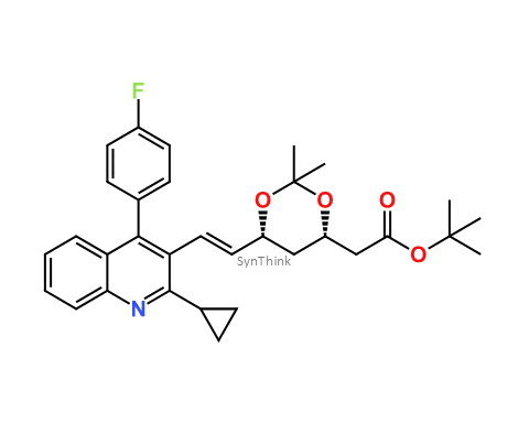 Tert-butyl-2-4S6R-6-E-2-2-cyclopropyl-4-4-fluorophenylquinolin-3-ylvinyl-22-dimethyl-13-dioxan-4-ylacetate