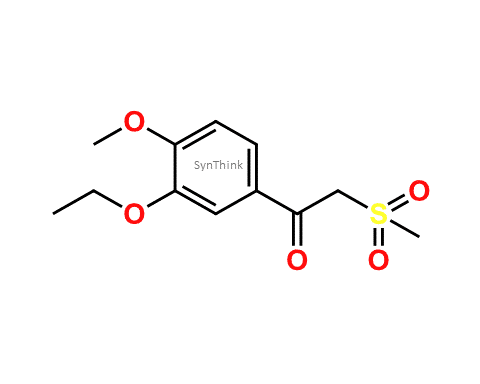 1-3-ethoxy-4-methoxyphenyl-2-methylsulfonylethanone