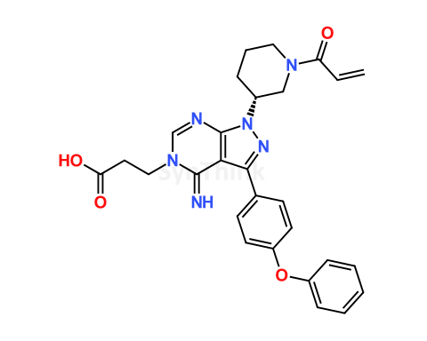 Ibrutinib Pyrimidinyl Propanoic Acid Impurity | Ibrutinib